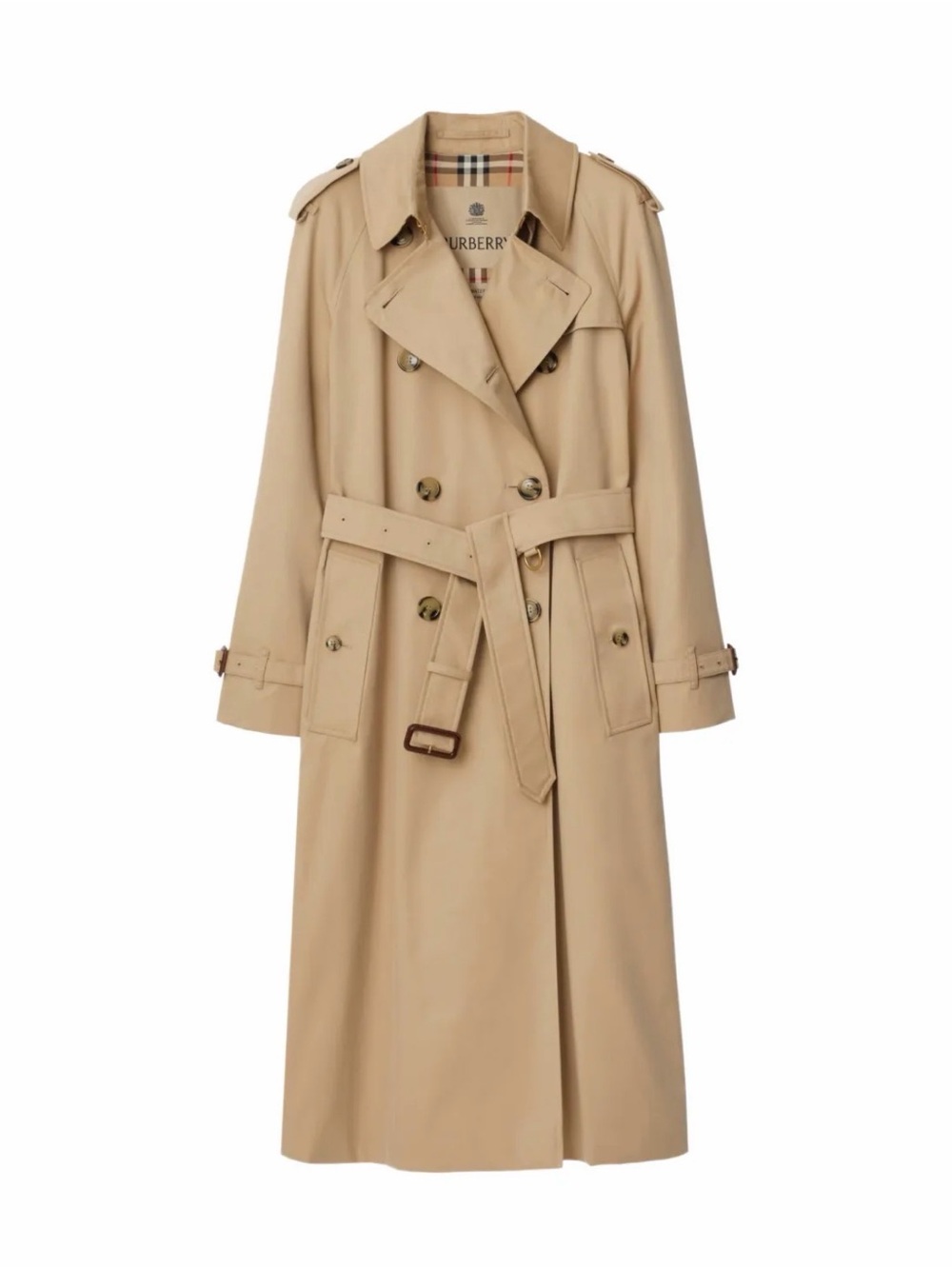 Burberry long Waterloo Heritage trench coat